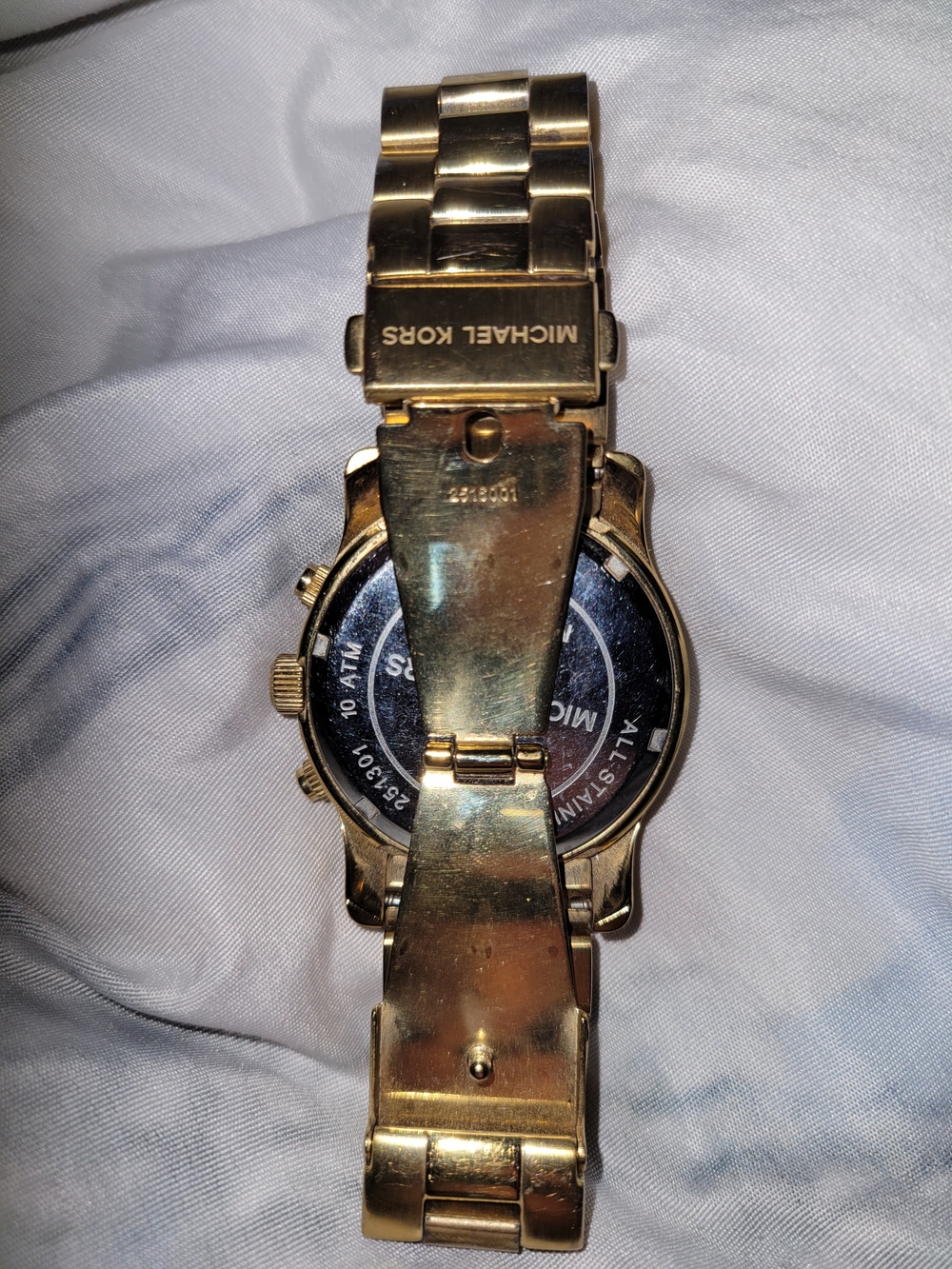 Michael Kors Gold-Tone Chronograph Watch - Picture 2 of 3